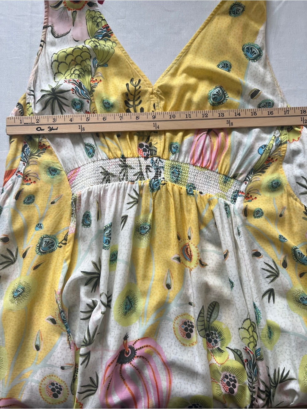 By Anthropologie Margaux Sleep Floral Dress Size L - Picture 15 of 16